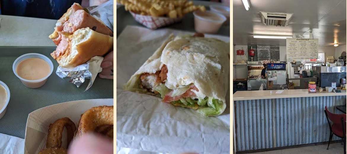 The Stop Drive-In Menu